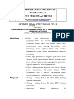 SK Tim Pemantau Pelaksanaan Perbaikan Mutu Layanan Klinis Dan Keselamatan Pasien