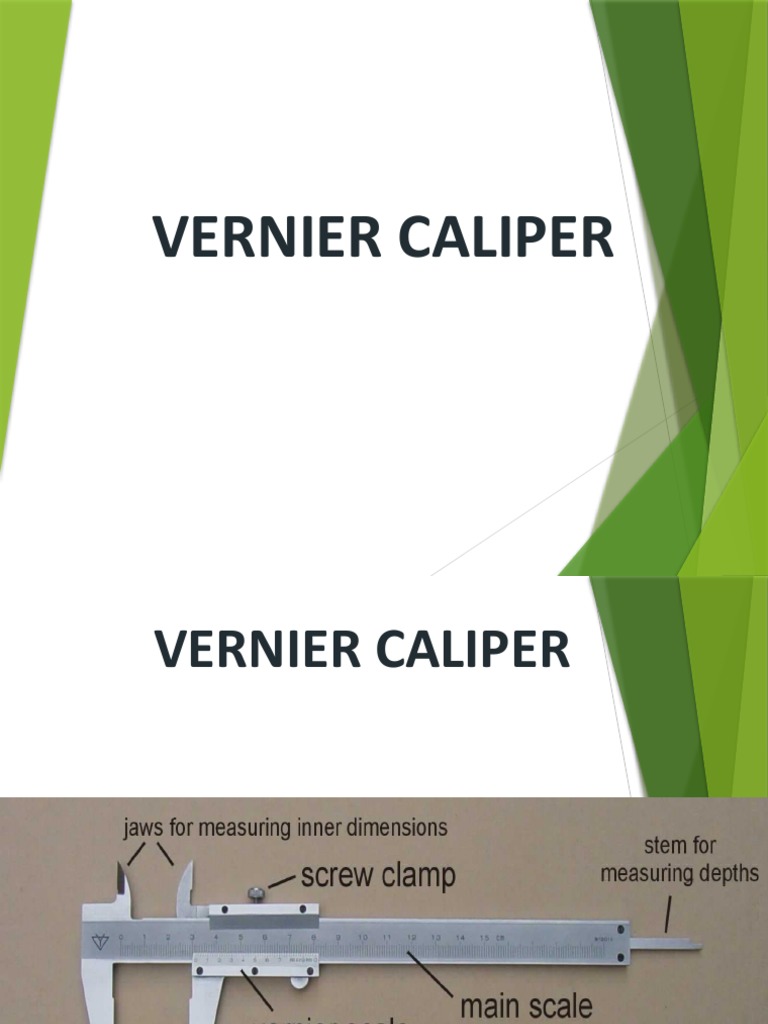Vernier Caliper PDF Metrology
