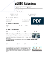 Evaluación Matematica Iib