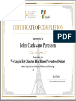 Course Certificate