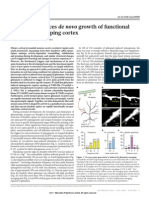 Glutamate Induces de Novo Growth of Functional Spine in Developing Cortex