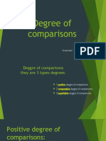 Degree of Comparisons