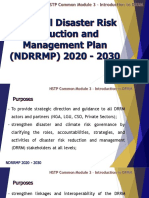 Strategic National Framework for Disaster Risk Reduction and Management