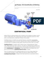 Types of Centrifugal Pumps All Classification Working Principles