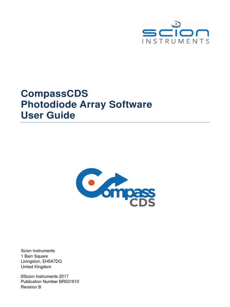BR501610 CompassCDS PDA User Guide PDF Spectrum Menu