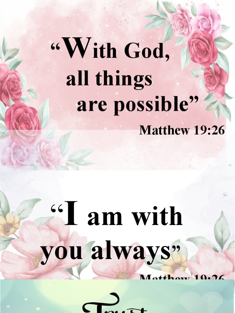 Bible Verses | PDF
