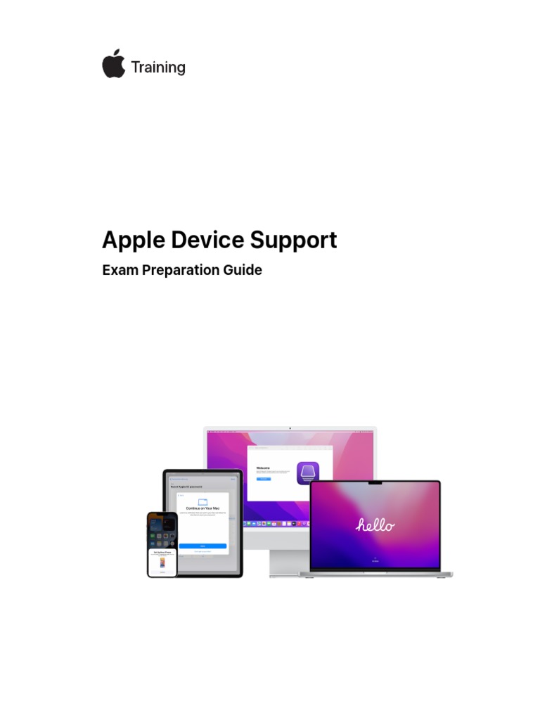 Apple Device Support Exam Prep Guide | PDF | Ios | I Cloud
