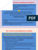 Intervención problemas conducta niños