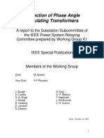 Protection of PAR Transformers Report