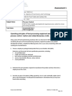 1 FBPFST5002 Process Control - Assessment 1 2022 SP4