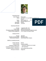 Curriculum Vitae Model1