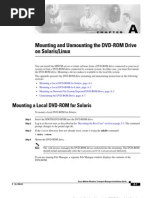 Mounting and Unmounting The DVD-ROM Drive On Solaris/Linux