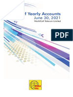 Half Yearly Accounts: June 30, 2021