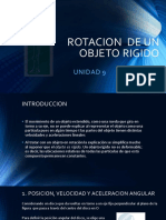 Presentacion Rotacion de Objeto Rigido