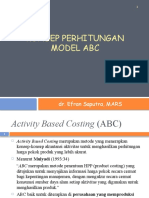 Konsep Perhitungan Model ABC