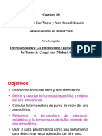 Capitulo 14. Mezclas de Gas-Vapor y Aire Acondicionado. Guía de Estudio en PowerPoint