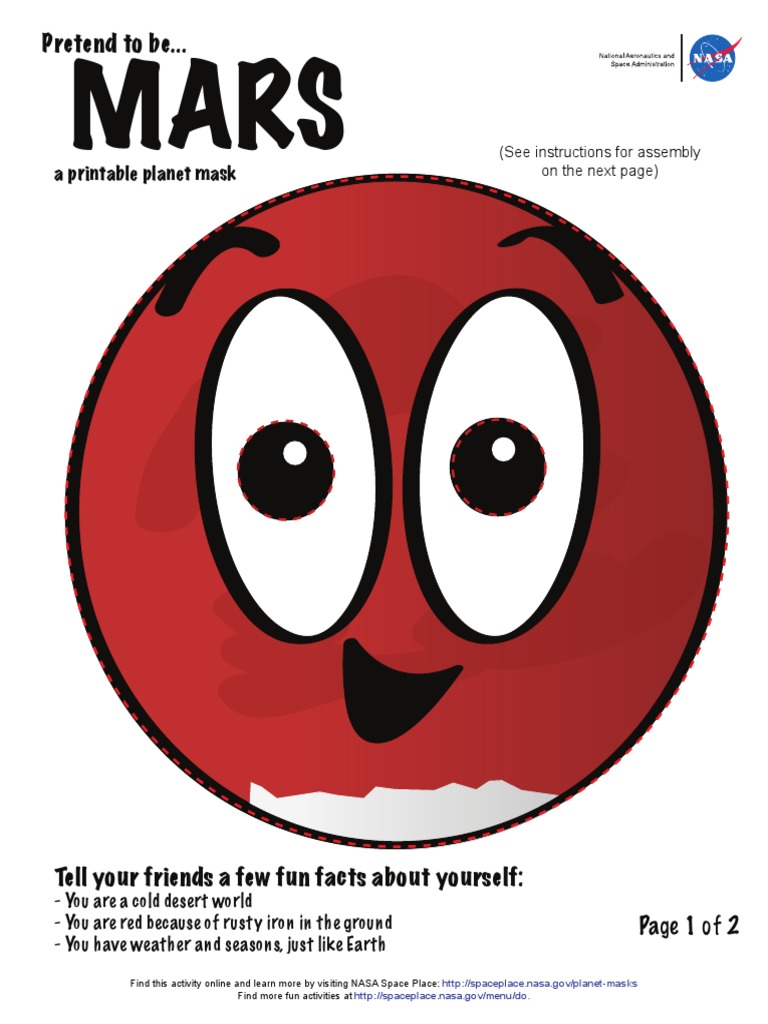 Mars Mask | PDF | Planetary Science | Spaceflight