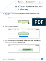 How To Create A Zoom Account and Host A Meeting