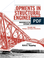 Developments in Structural Engineering Vol 1 - Bridges and Space Structures Edited by B.H.v. Topping