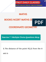 NCERT Coordinate Geometry Exemplar Problems