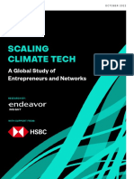 Endeavor Insight Scaling Climate Tech Report