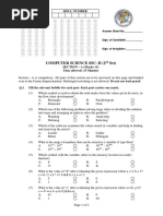 SSC-II Computer Science (2nd Set)