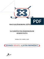 3x3 Kispályás Bajnokságok Szabályzata - MOD - 20210930