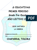 Guia Pre Escolar Periodo 1 2021