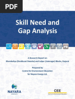 Skill Need and Gap Analysis Report