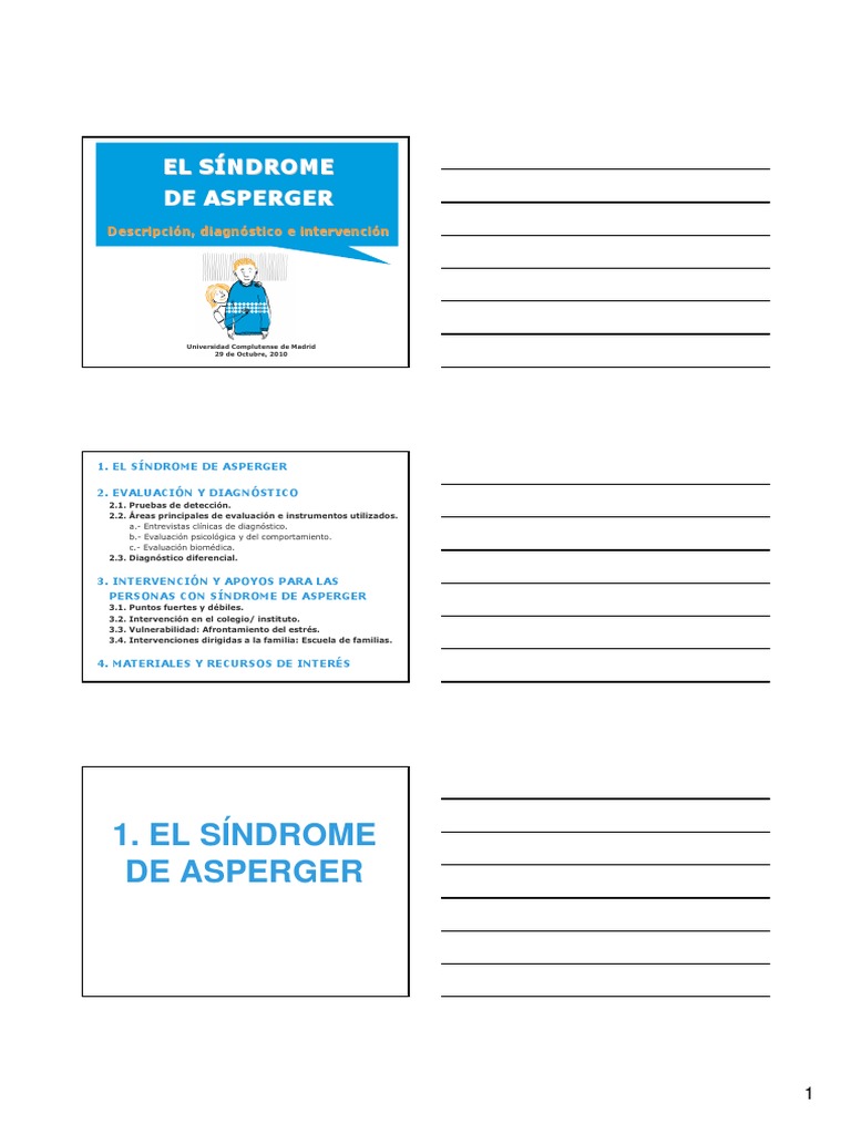 Síndrome Ásperger | PDF | Síndrome de Asperger | Espectro autista