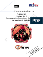 Coommunicativecompetencestrategiesinvariousspeech Situations - v5