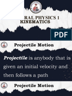 General Physics 1 Kinematics (Autosaved)