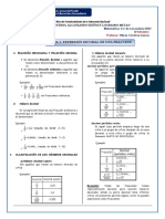 Tema 1 - Números Decimales - Primero de Secundaria - CUARTO BIMESTRE