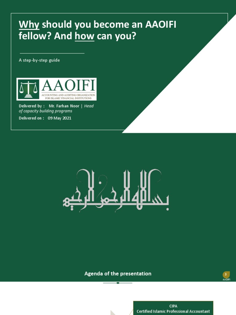 Why You Should An AAOIFI Fellow and How Can You v1 050921