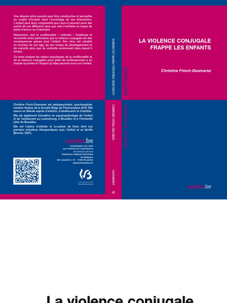 La Violence Conjugale Frappe Les Enfants | PDF | La violence | Amour