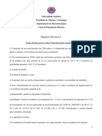 Ficha de Exercícios at Transformador.