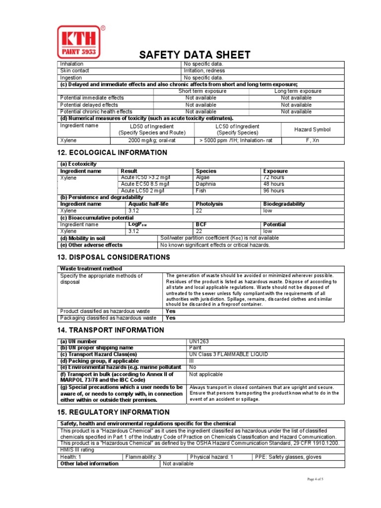 736GREENOXIDEPRIMER44 PDF Dangerous Goods Environment