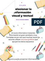 5° Relacionar La Información Visual y Textual