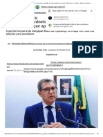 PSB Mineiro Comunica Expulsão de Três Prefeitos Que Apoiam Bolsonaro - Politica - Estado de Minas
