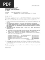 Contoh surat balasan resmi