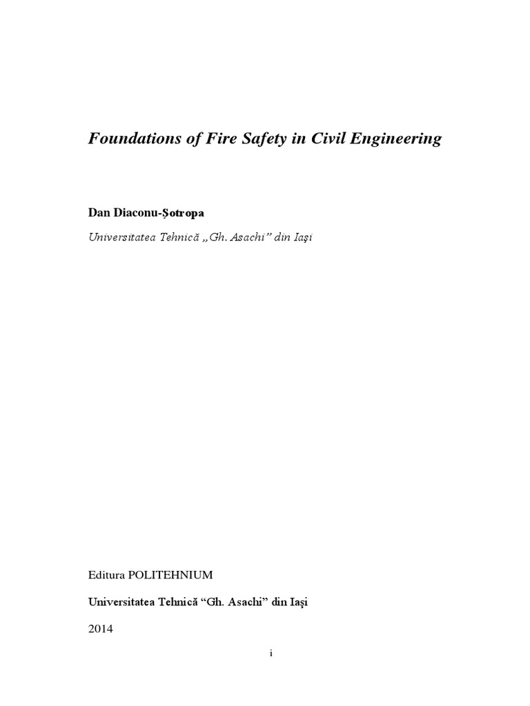 Fire Safety Foundations in Civil Engineering | PDF | Fires | Engineering