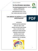 Una Mirada Filosófica A La Ética de La Investigación - EQUIPO 2