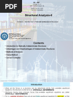 1 - Introduction To Statically Indeterminate Structures