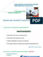 PLANIFICACION y PROGRAMACION DE MANTENIMIENTO