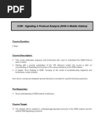 GSM - Signaling & Protocol Analysis (RAN & Mobile Station)