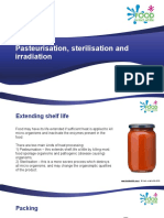 Pasteurisation Sterilisation and Irradiation PPT 1416wfcf