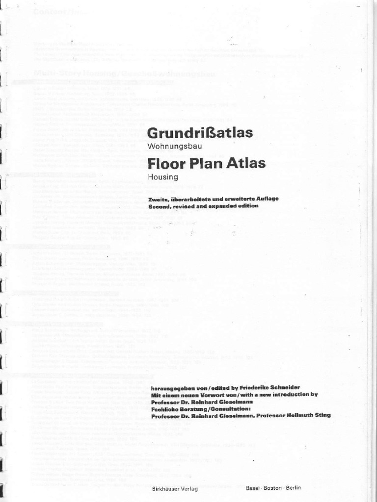 Floor Plan Atlas for Housing | PDF | Travel