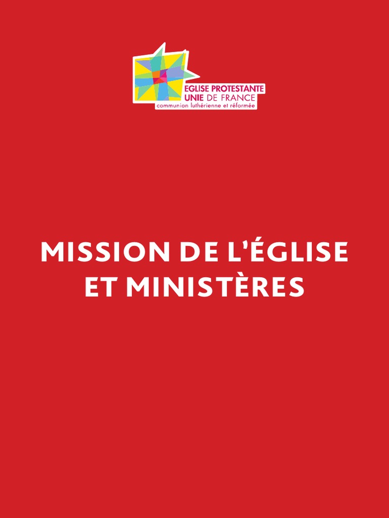 Mission de L Eglise Et Ministeres | PDF | Ministère (chrétien) | Église ...