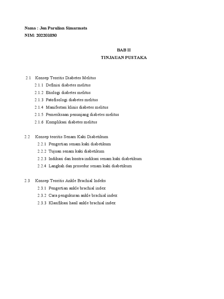 Proposal Mini BAB 2 | PDF