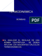 Termodinámica de Bombas